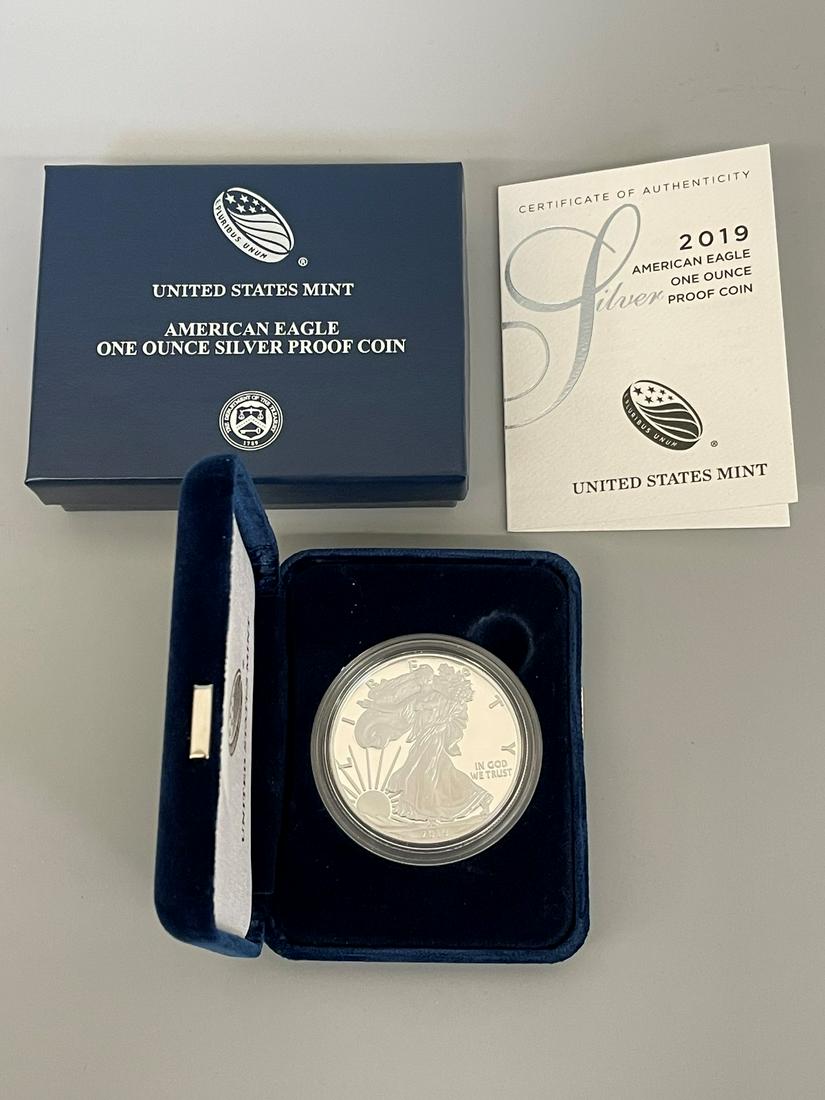 2019-W American Eagle One Ounce Silver Proof Coin In (1 of 2)