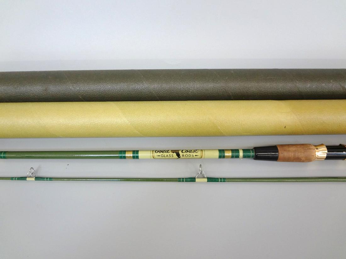 Gold Coast Glass Fishing Rod in Two Pieces With (1 of 6)