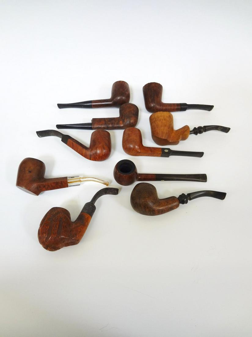 (10) Smoking Pipes: GBD, Comoy's, Savinelli, Others (1 of 6)