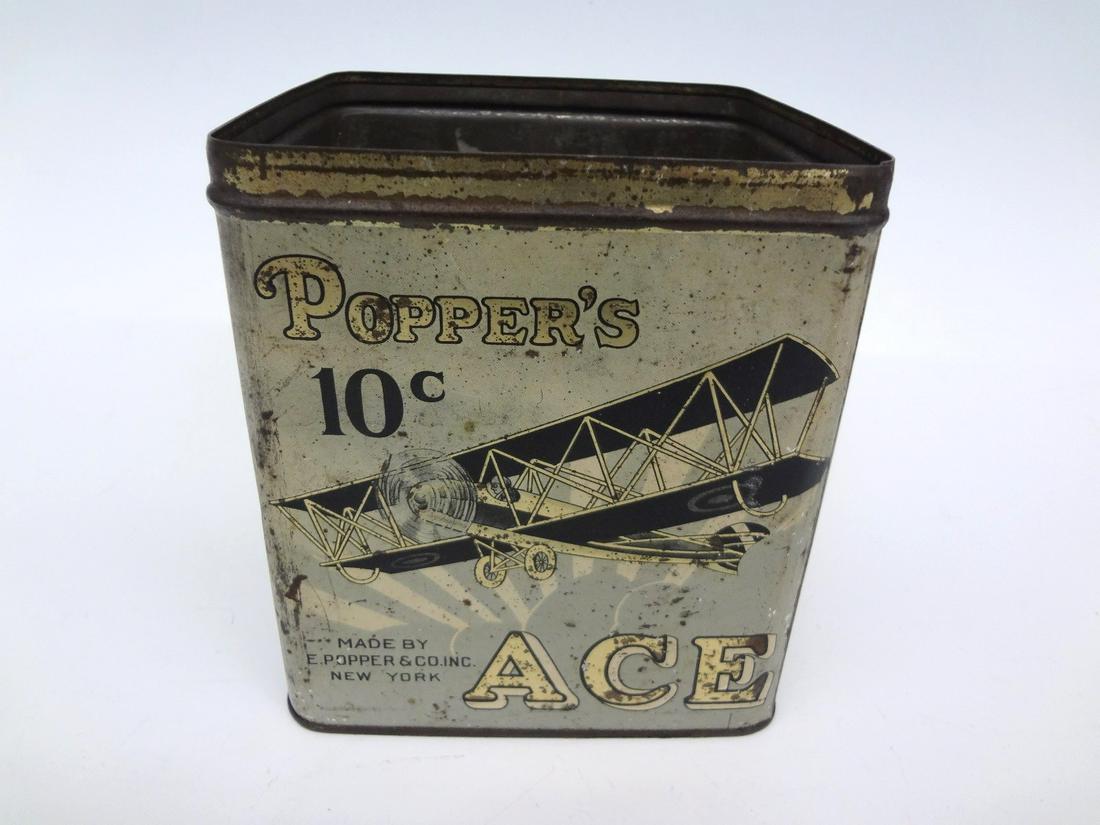 Popper's Ace Cigar Tobbaco Tin
