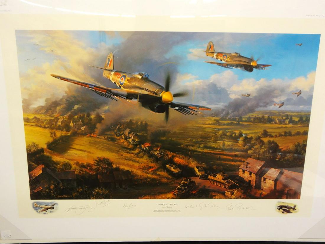 Nicholas Trudgian Signed Lithograph "Typhoon at (1 of 6)