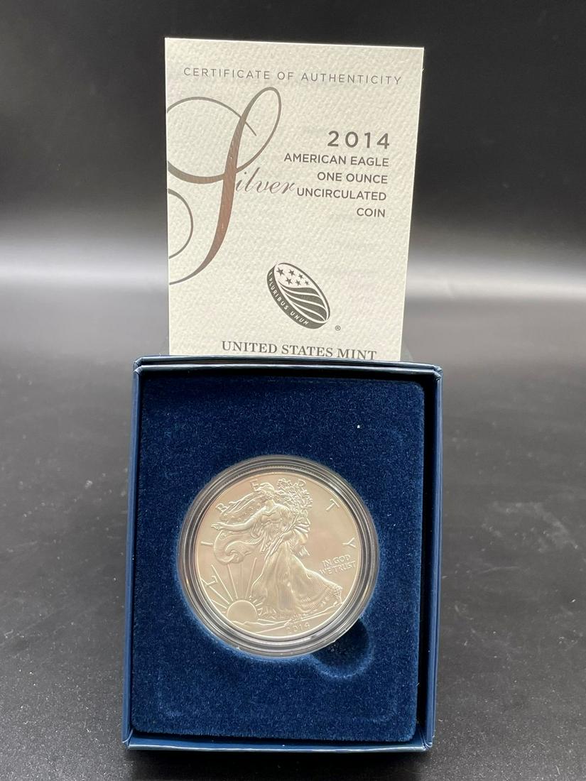 2014-W American Eagle One Ounce Silver Proof Coin In (1 of 3)