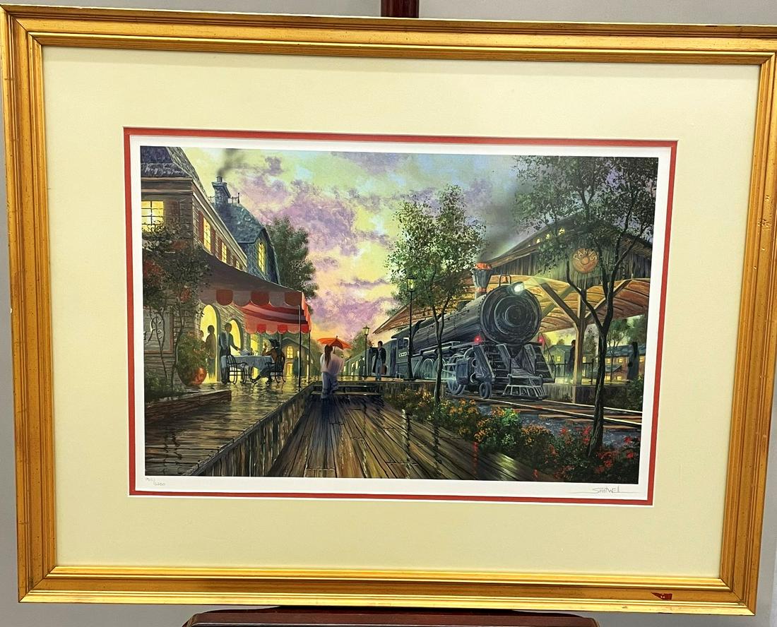 Ken Shotwell Signed Train Lithograph (1 of 3)