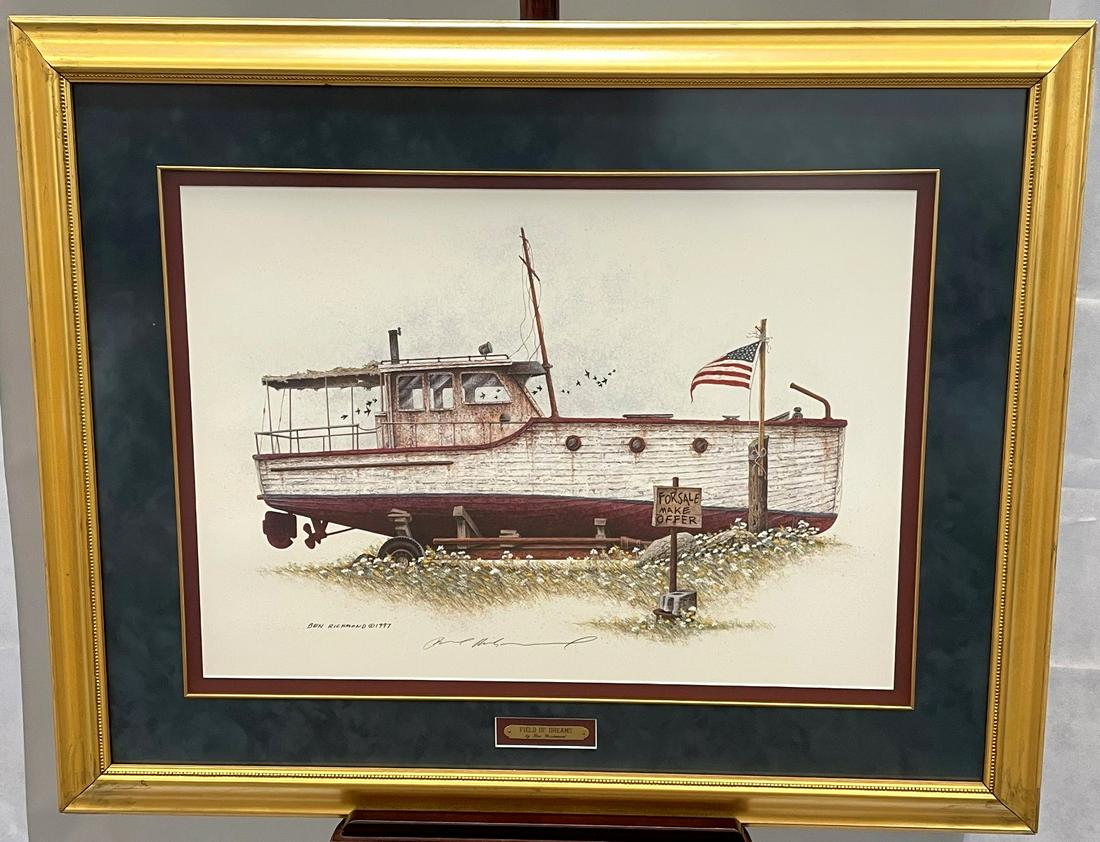 Ben Richmond "Field of Dreams" 1997 Signed Print (0422) on Oct 23