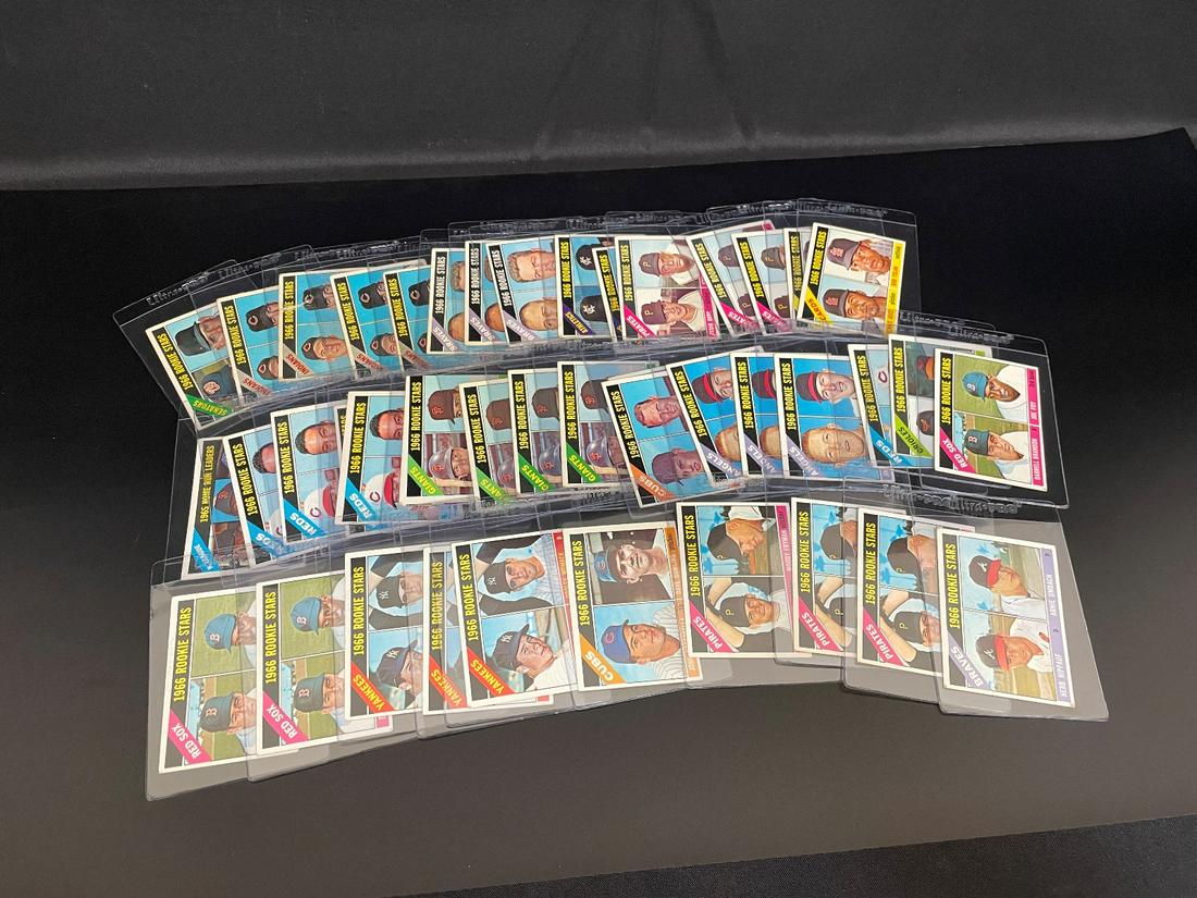 (42) 1966 Topps Baseball Cards Rookie Star Cards (1 of 10)