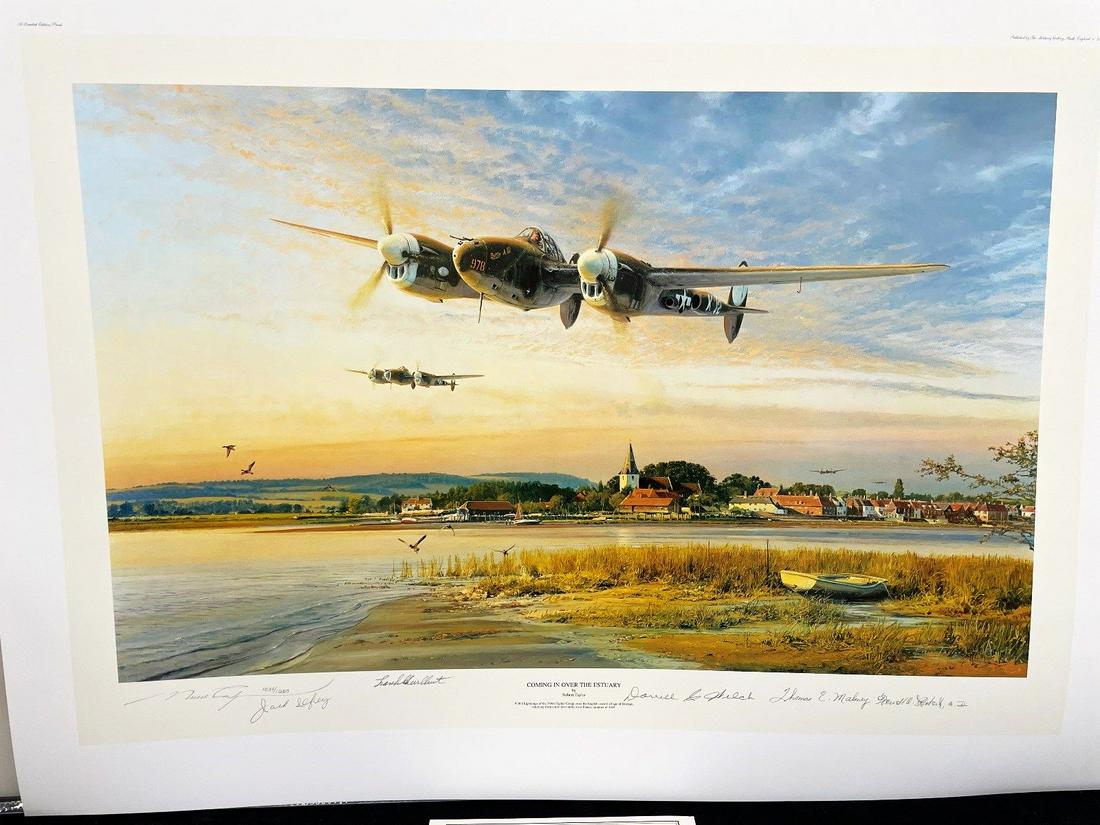 Robert Taylor "Coming in Over the Estuary" Signed (1 of 6)