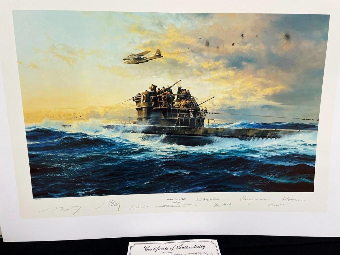 Robert Taylor "Against All Odds" Signed Lithograph (1 of 7)