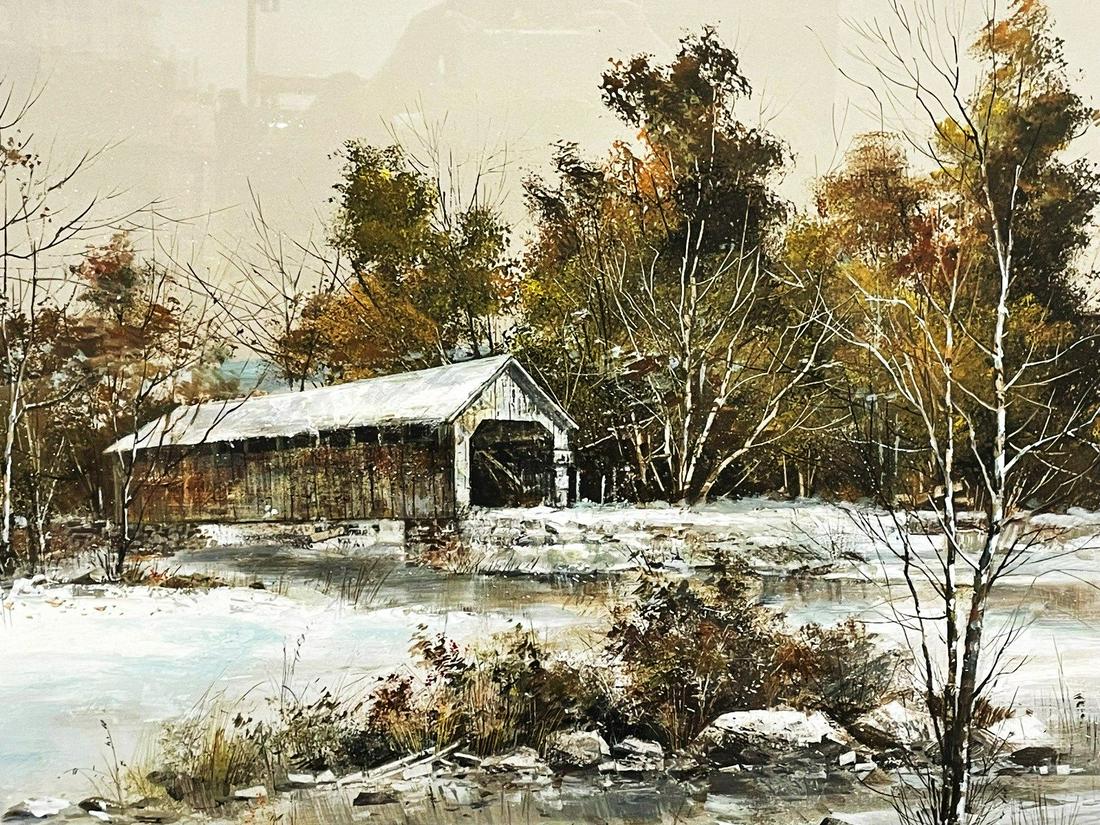 Fred Leach (American 1924-2006) Original Watercolor (1 of 4)