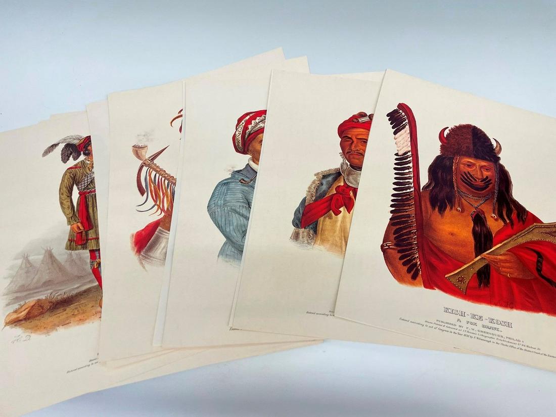 McKinney and Hall Indian Prints From 1971 American (1 of 8)