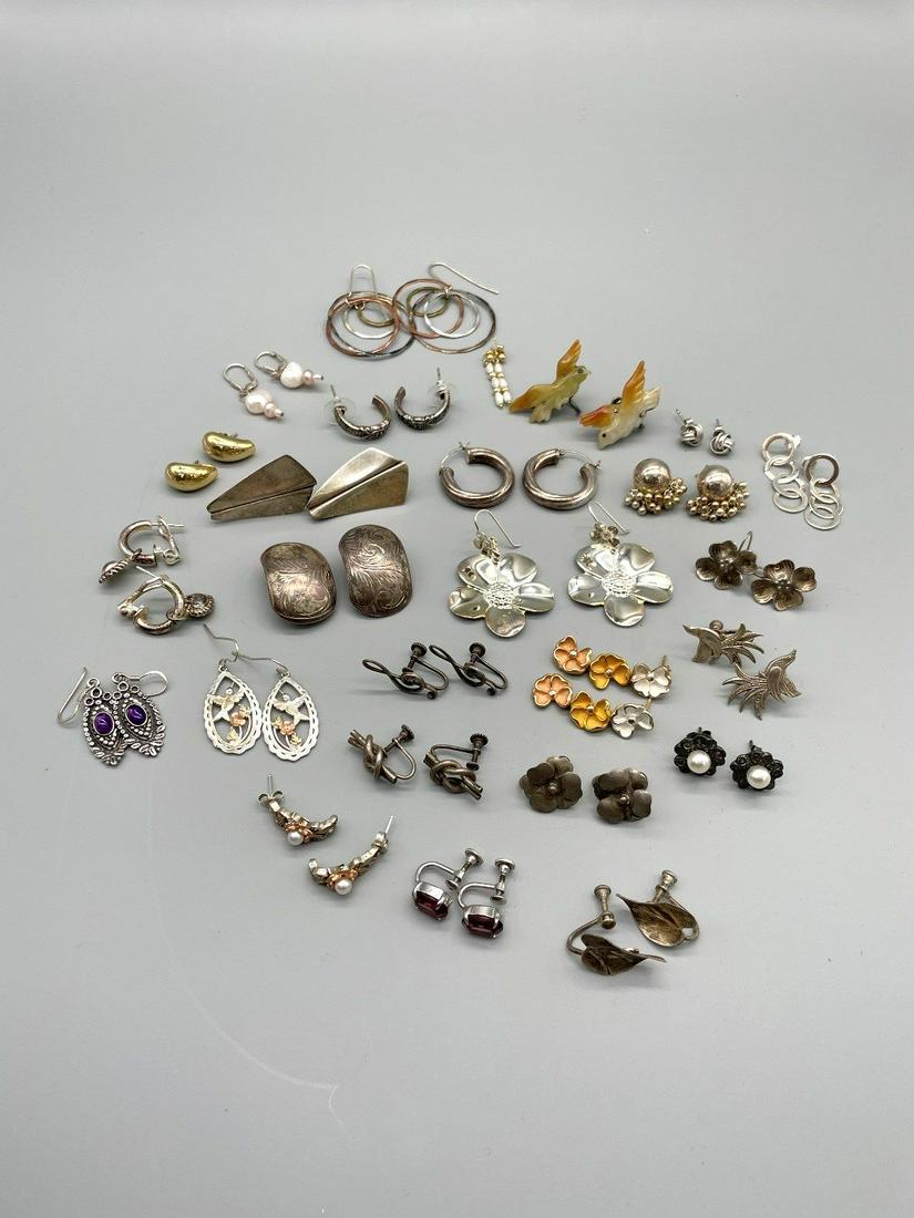 (26) Pairs of Sterling Silver Earrings (1 of 6)