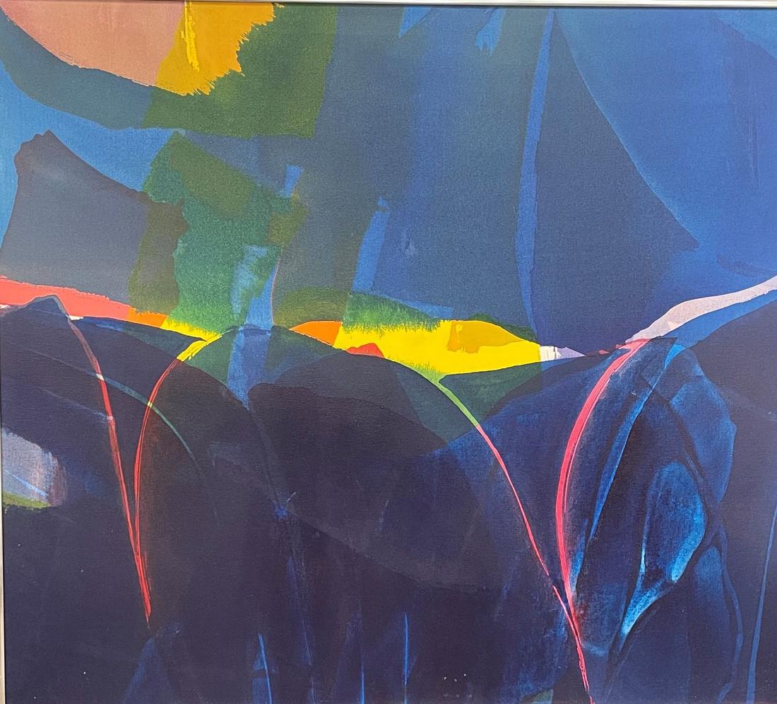 Andrea Hahn (American 1944-2019) Acrylic on Canvas (1 of 2)