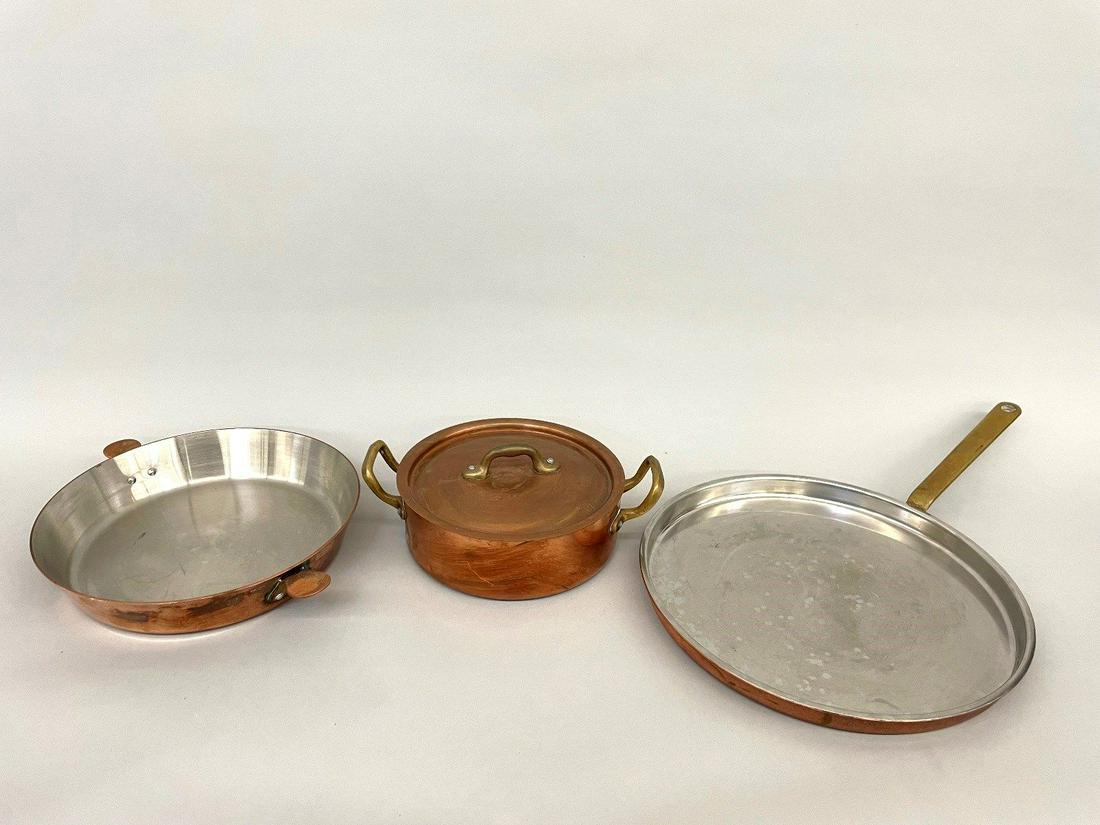 (3) Copper Pans Centuria Int'l, SLT, Spring Culinox (1 of 7)