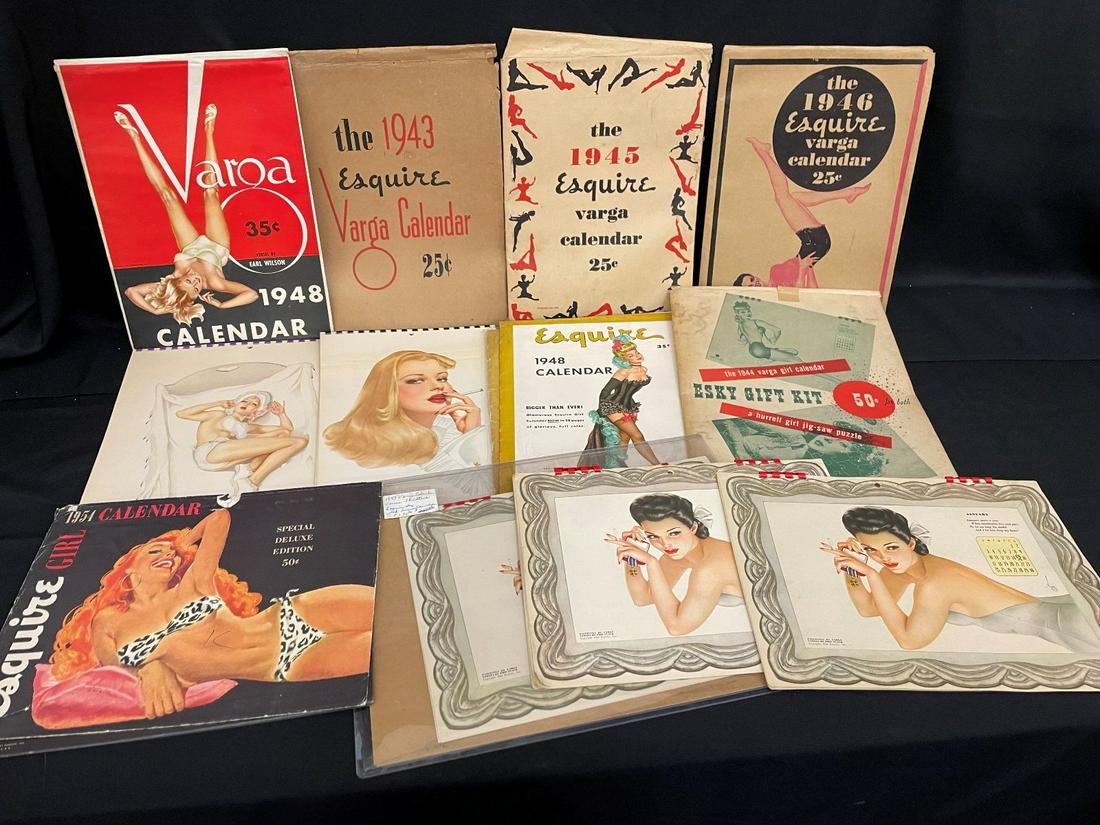 Group of Pin-Up Calendars (1 of 9)
