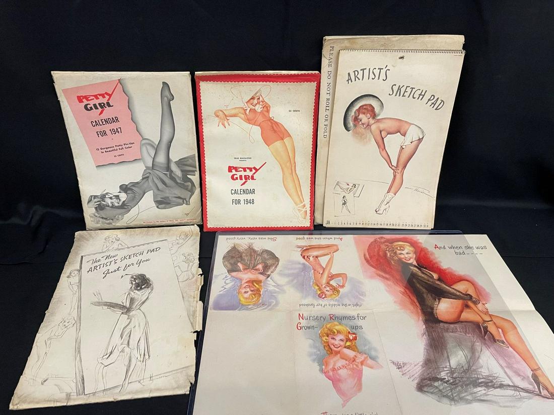 Group of Pin-Up Calendars and Greeting (1 of 7)