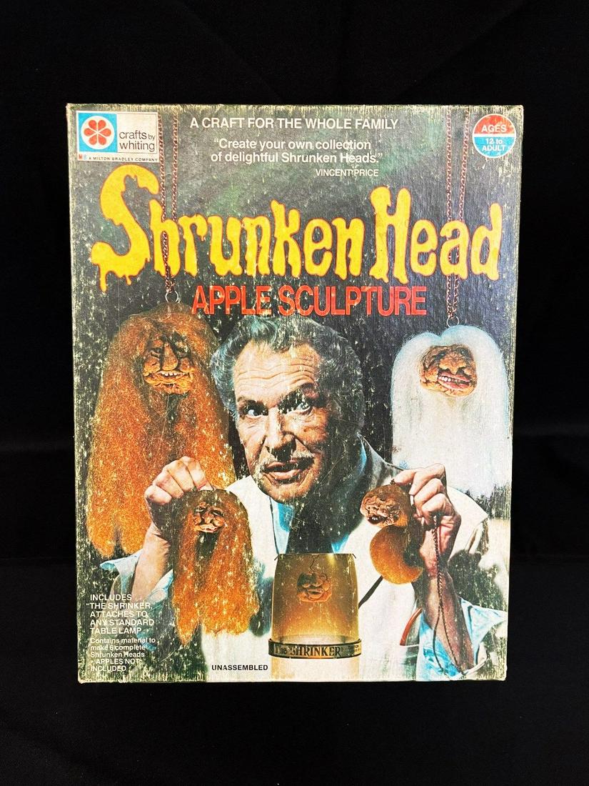 Milton Bradley Shrunken Head Apple Sculpture Game (1 of 2)