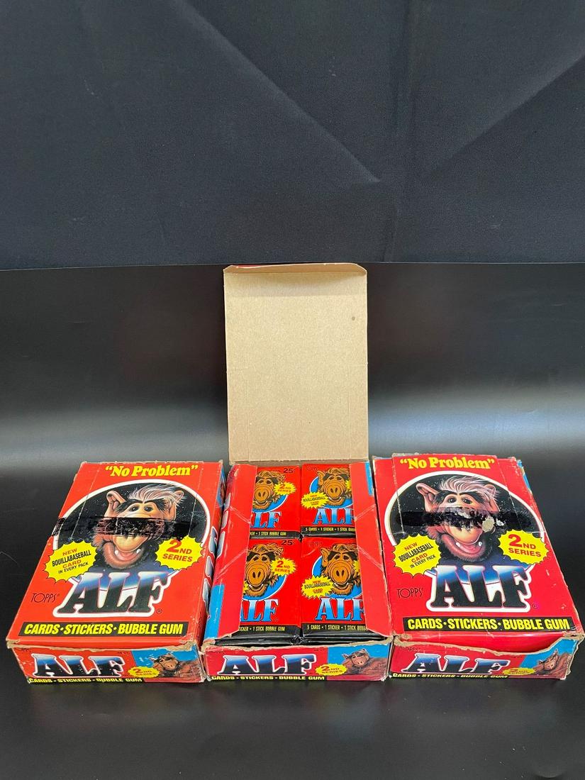 (3) Boxes of Alf Second Series Non Sport Trading Cards (1 of 2)