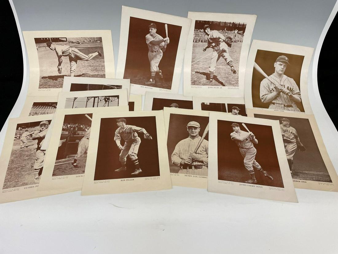 Group of Baseball Magazine Co. Poster Prints (1 of 6)