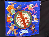 Original Louis Vuitton Les Chevaux Silk Scarf William Wilson