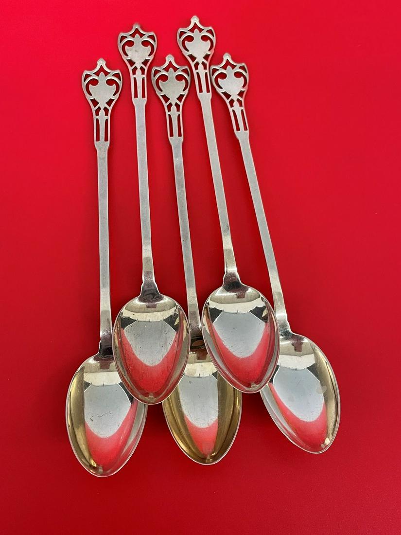 (5) Watson "Putnam" Sterling Silver Iced Tea Spoons (1 of 3)