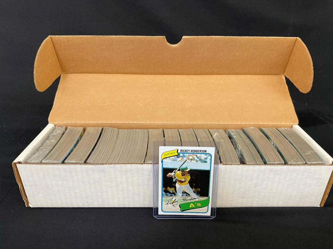 1980 Topps Baseball Complete Set With Henderson Rookie NM-M (1 of 3)