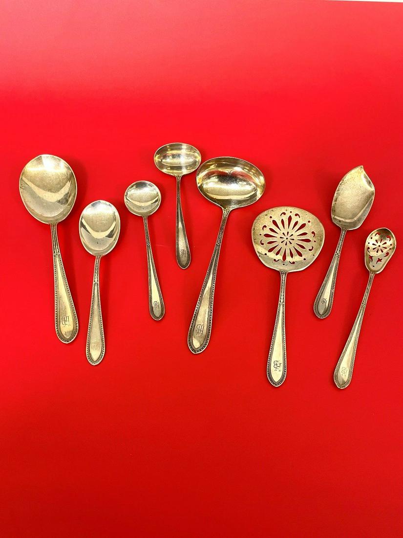(8) Gorham Sterling Silver Serving Pieces "Edgeworth" 1922 (1 of 5)