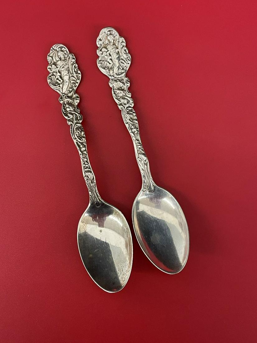 (2) Gorham Versailles Sterling Silver Tea Spoons (1 of 3)