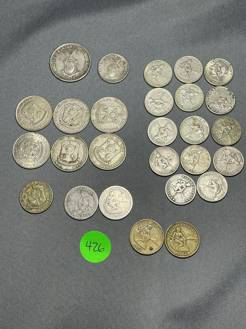 (27) Philippines Centavos 5, 20, 25, 50. (#426) (1 of 8)