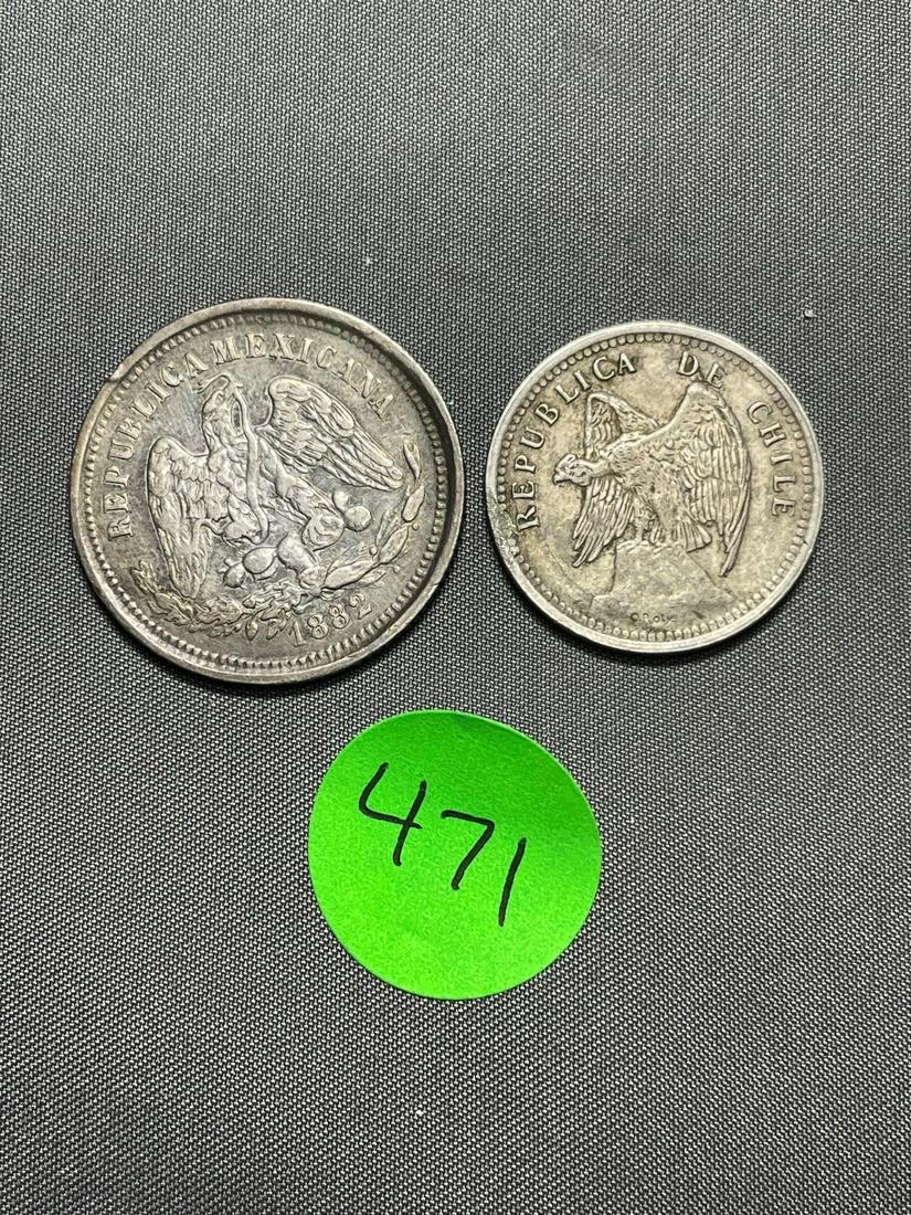(2) Mexico 20 and 25 Centavos (#471) (1 of 5)
