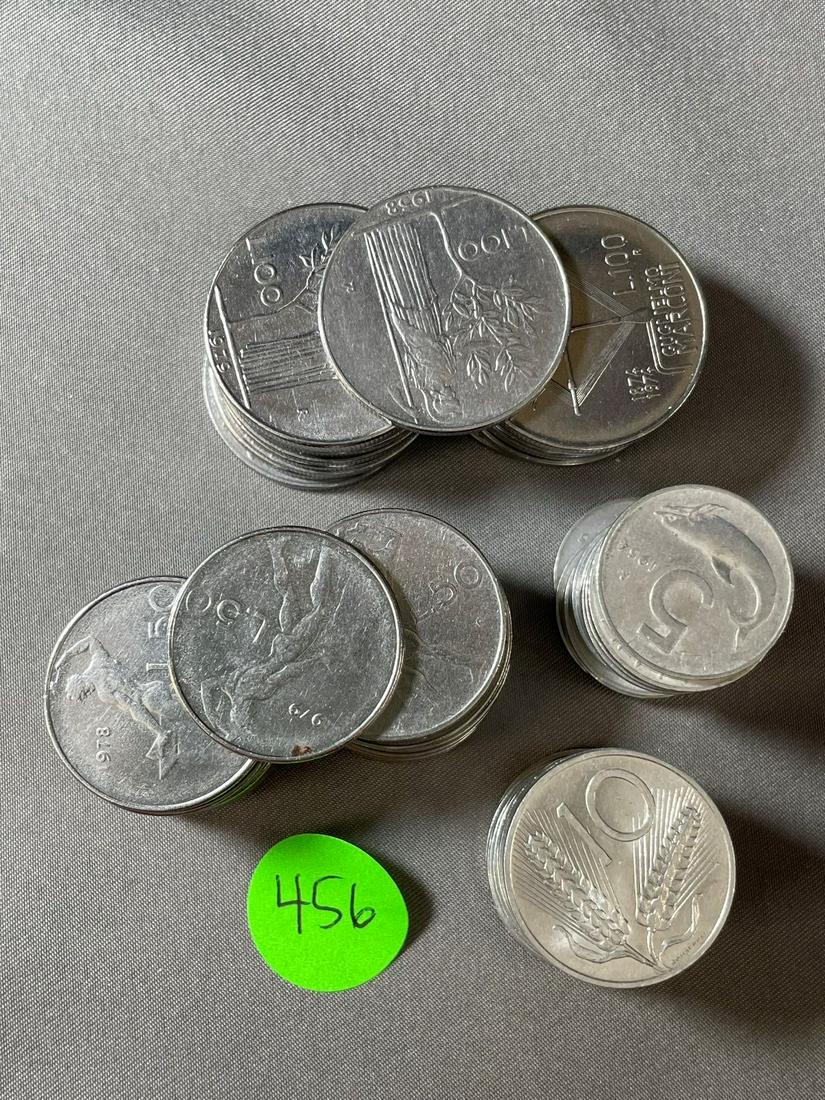 (72) Italy Group of New Lire Coins (#456) (1 of 2)