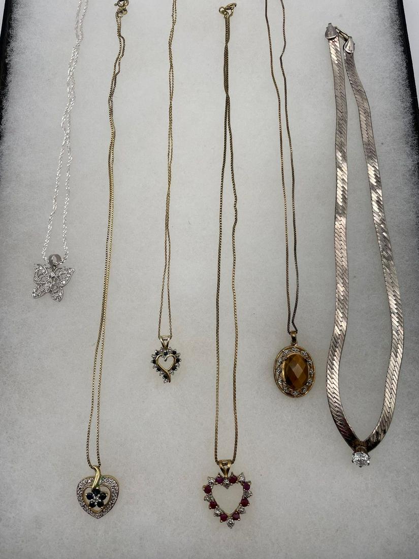 (6) Sterling Silver Necklaces and Pendants (1 of 7)