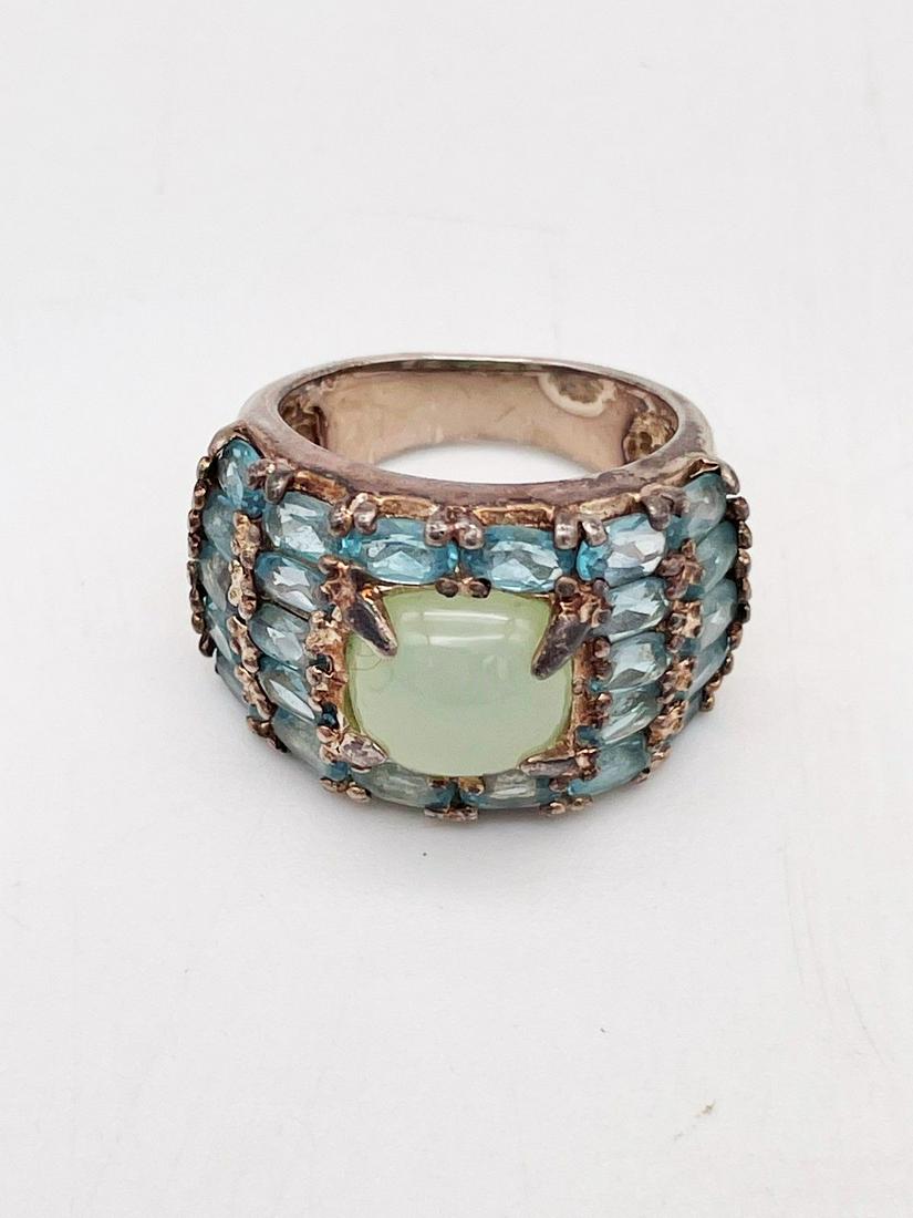 Sterling Silver Aquamarine Ring (1 of 3)