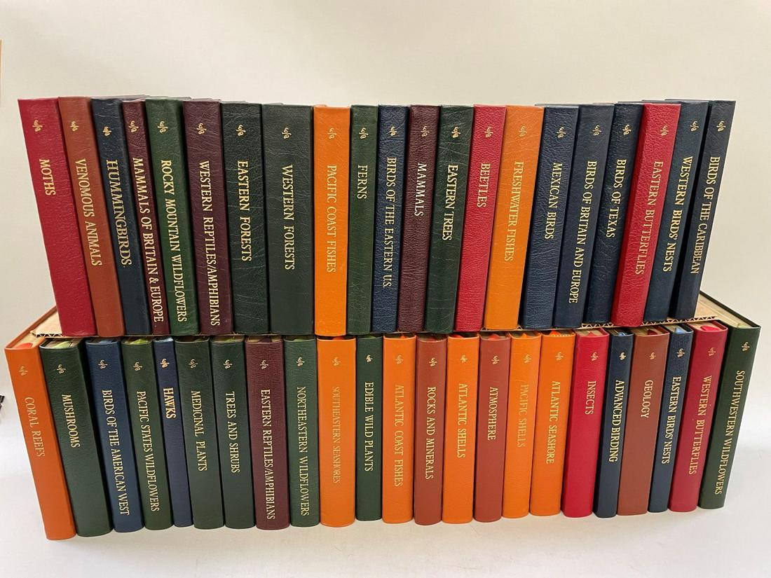 (44) Roger Tory Peterson Field Guides Leather Easton Press Volumes (1 of 9)