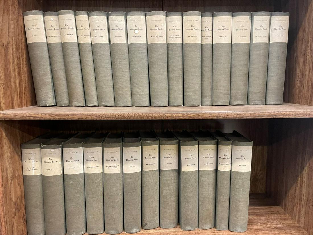 Sir Walter Scott "The Waverly Novels" Edition DeLuxe Numbered 54/500 (1 of 2)