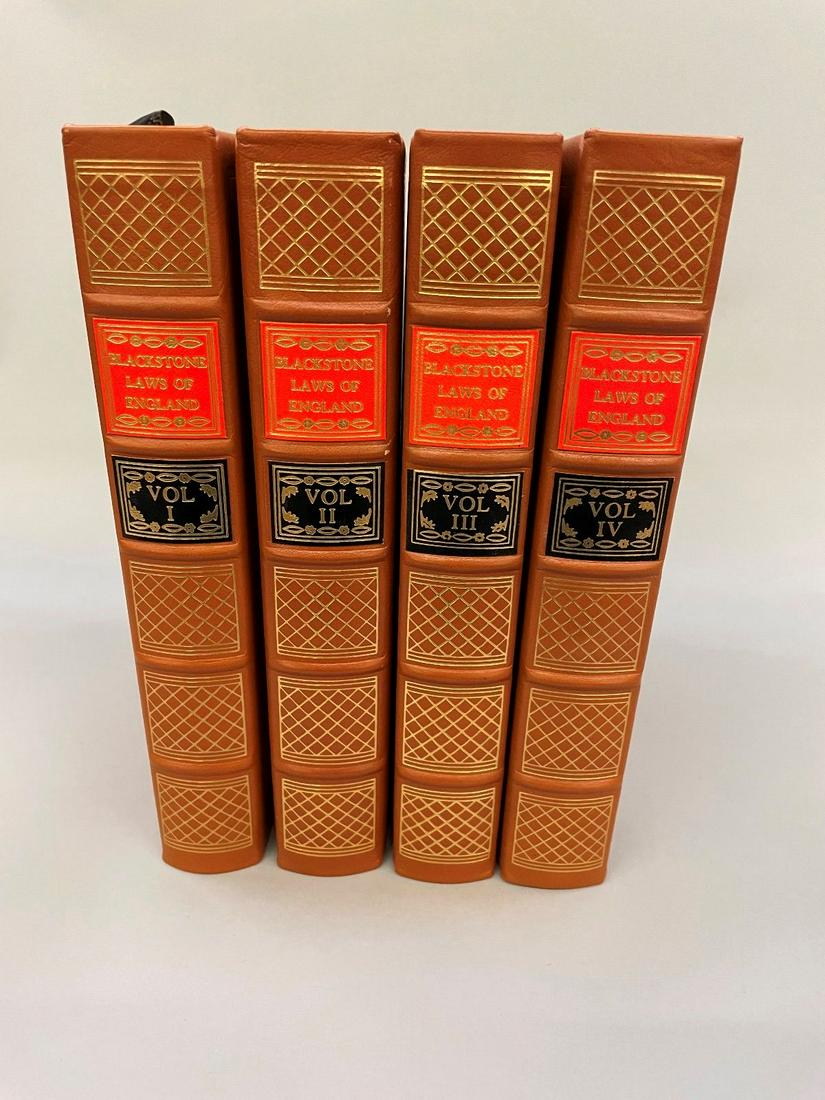 1983 William Blackstone "Commentaries on the Laws of England" 4 Volumes Legal Classics Library Set (1 of 4)