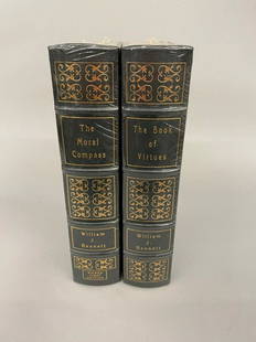 William Bennett "The Moral Compass" & "The Book of Virtues" Easton Press New and Wrapped: William Bennett "The Moral Compass" & "The Book of Virtues" Easton Press New and Wrapped