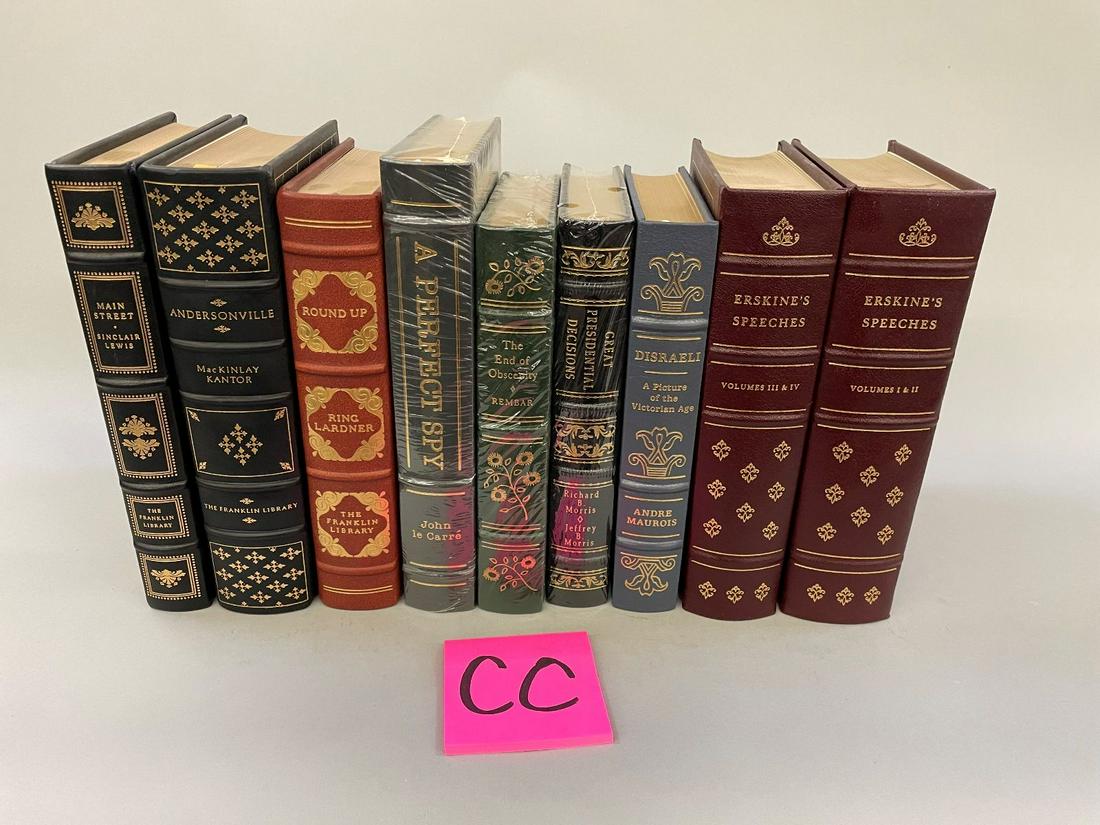 (9) Franklin Library, Easton Press Library Books (1 of 5)