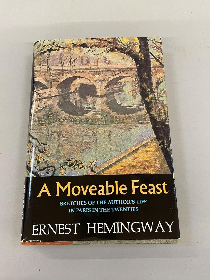 Ernest Hemingway ""A Moveable Feast" With Dust Jacket 1964 (1 of 4)