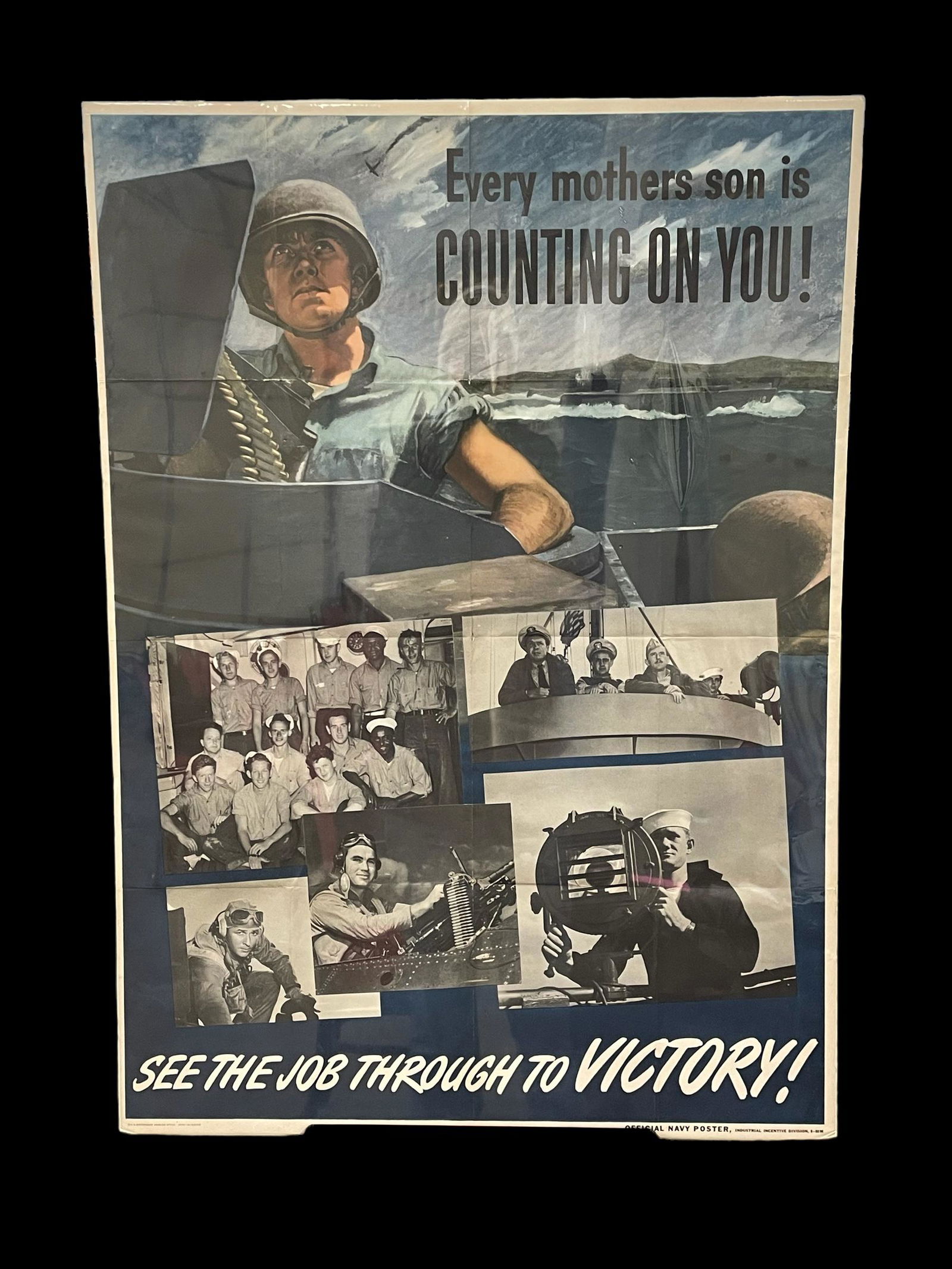 Every Mothers Son Is Counting on You! World War II Navy Poster (1 of 3)