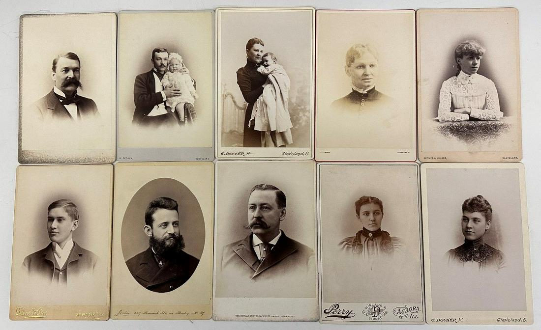 Antique Cabinet Card Portraits Lot (1 of 7)