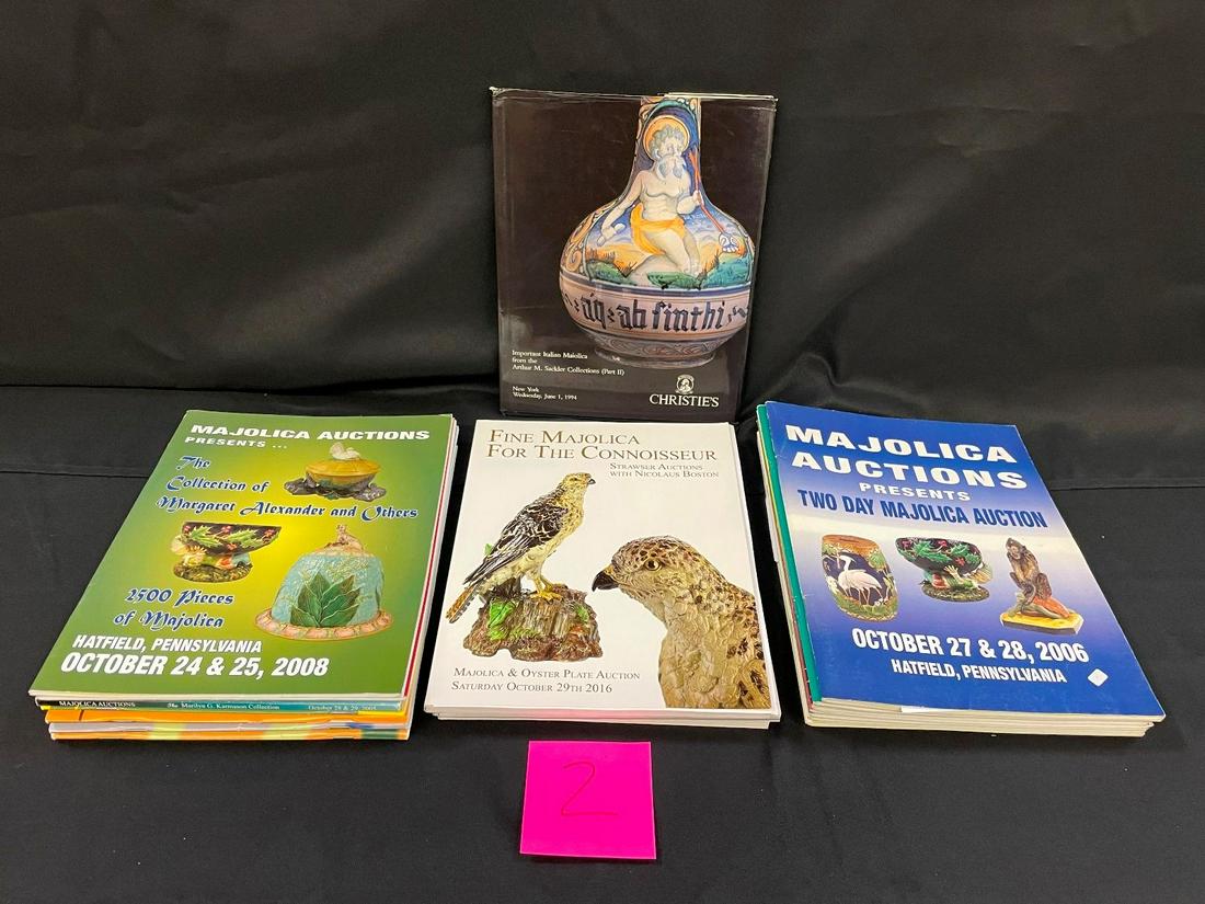 (20) Majolica Auction Catalogs (1 of 10)
