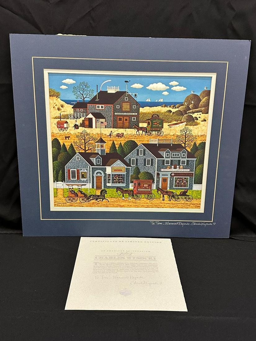Charles Wysocki S/N Lithograph "Devilstone Harbor" With Signed Book (1 of 7)