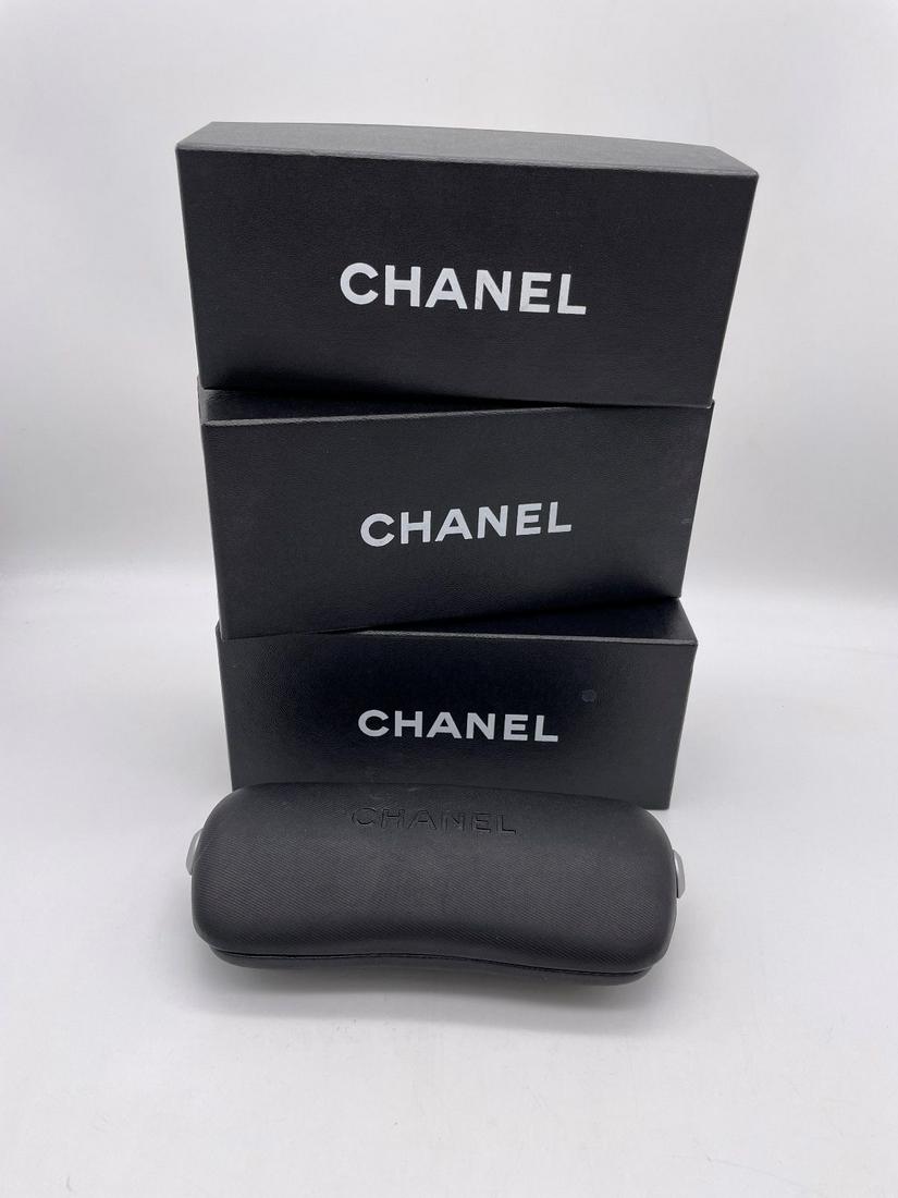 (3) Empty Chanel Sunglasses Boxes One With Case (1 of 2)