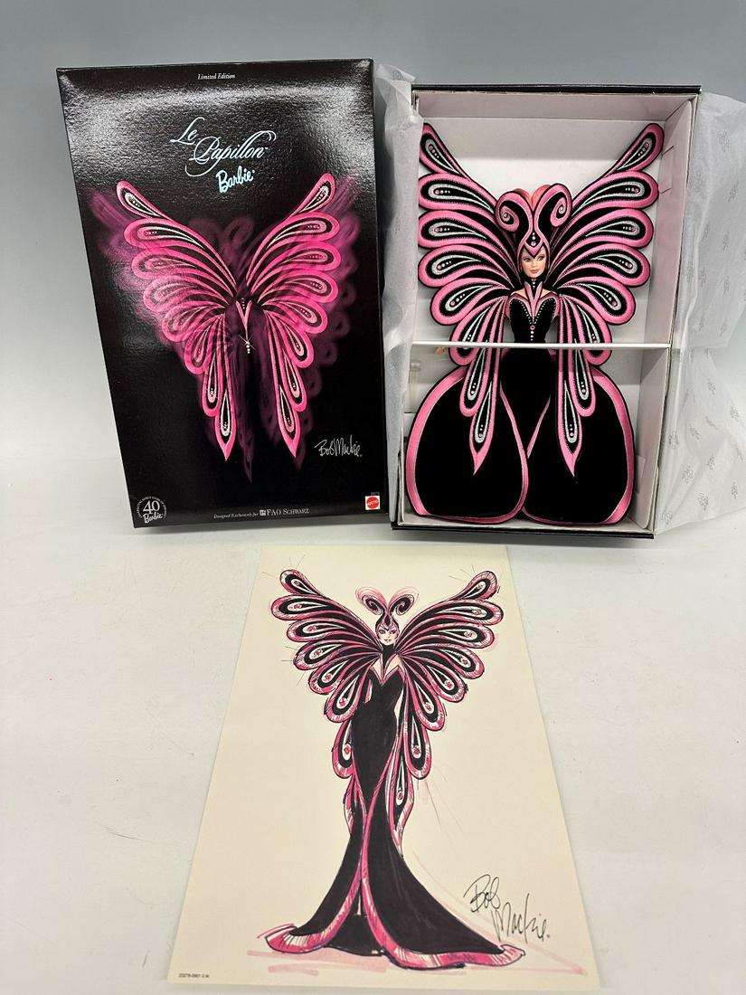 Le Papillon Barbie Bob Mackie Design Exclusive Fao Schwarz