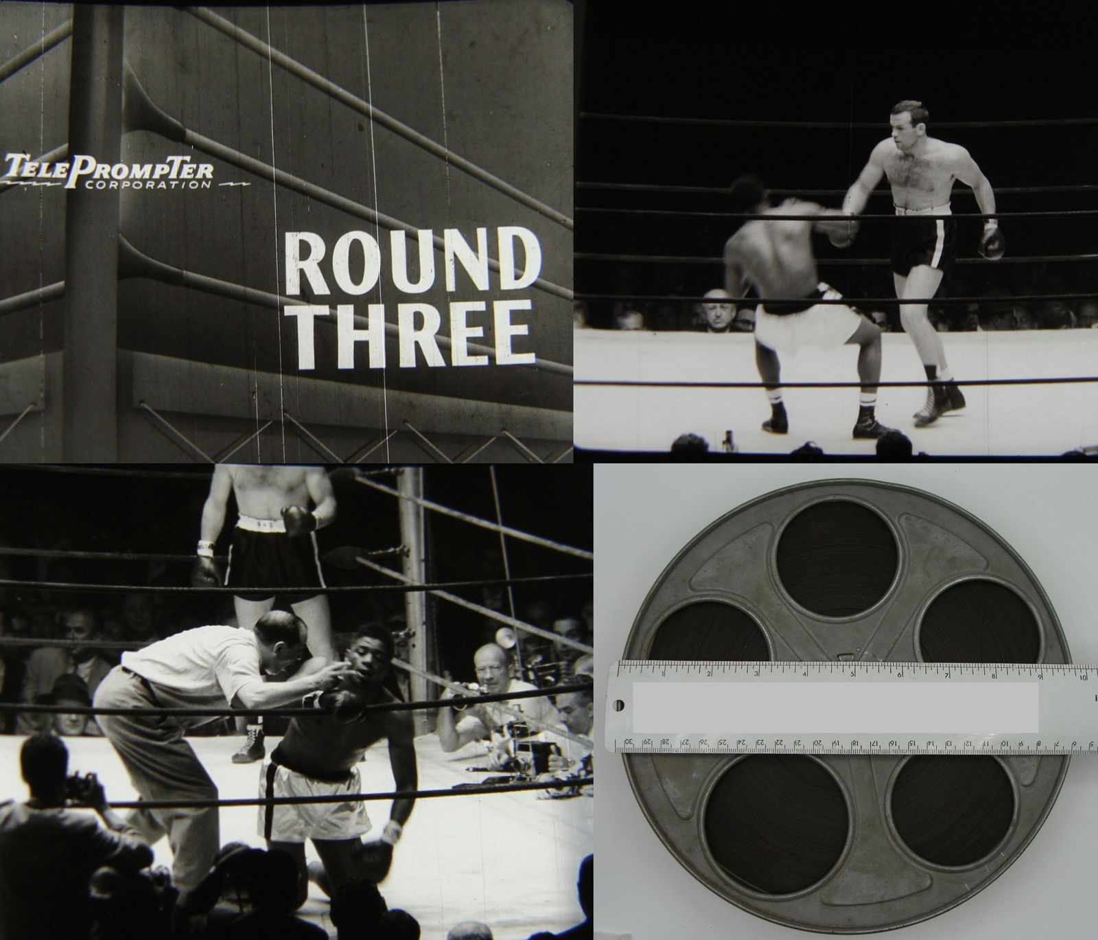 1959 Floyd Patterson vs Ingemar Johansson I Boxing 35mm Film Print (1 of 3)