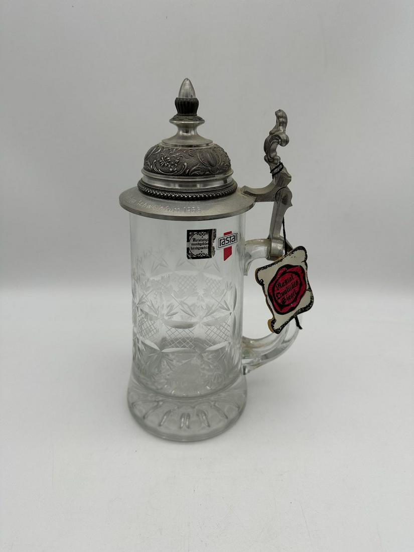 Crystal Stein Rastal Dualitats Siegel Original Tags: Crystal Stein Rastal Dualitats Siegel Original Tags: Measures 9.5" tall. No condition issues