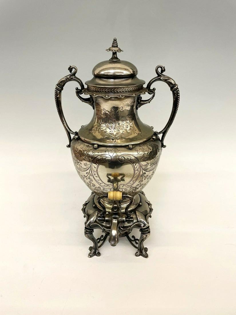 Porter Brittania & Plate Co. Silver Plated Coffee Urn (1 of 7)