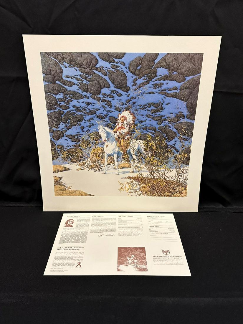 Bev Doolittle S/N Lithograph "Eagle Heart" 1992 (1 of 3)