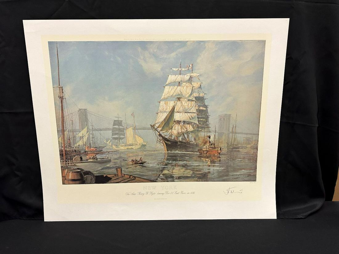 John Stobart S/N Lithograph ""New York" (1 of 2)