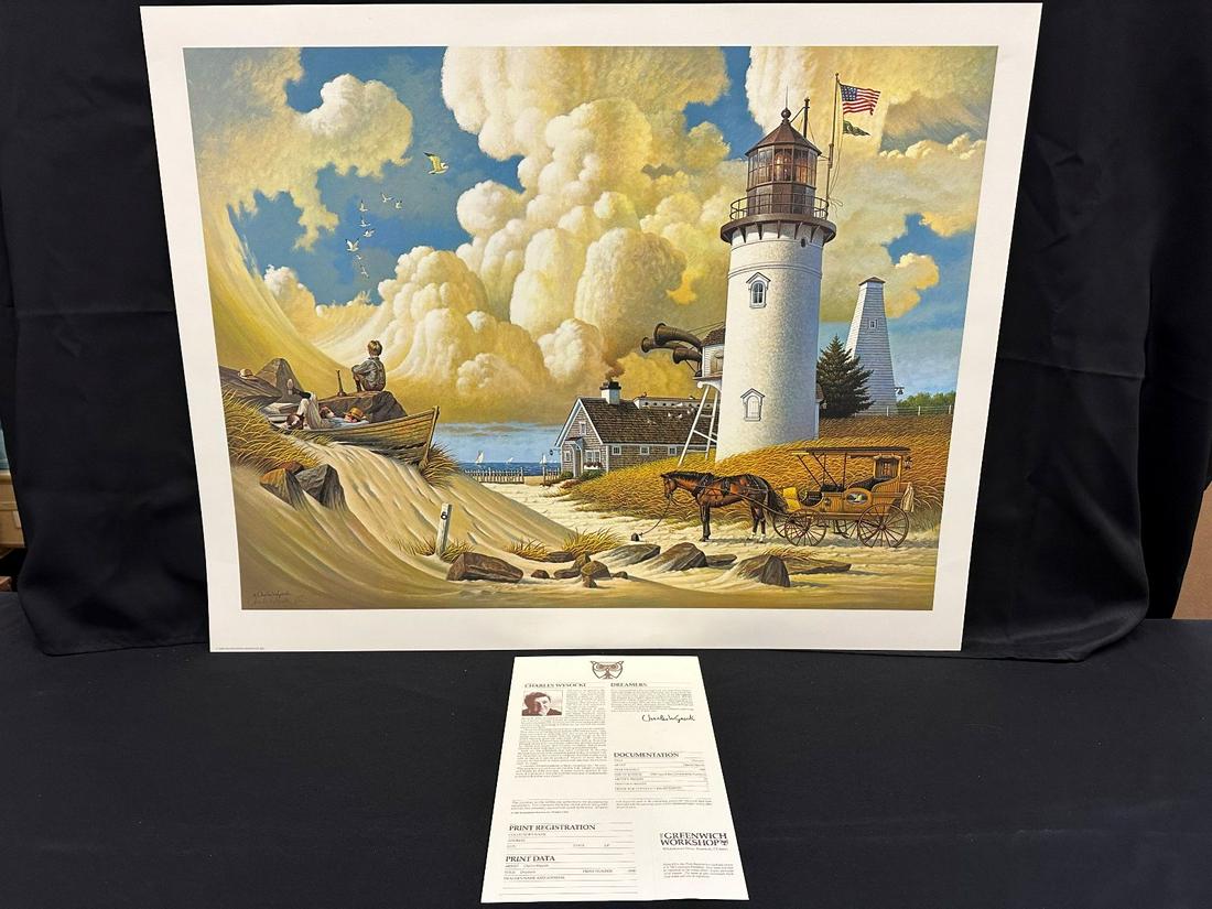 Charles Wysocki S/N Lithograph "Dreamers" 1989 (1 of 3)
