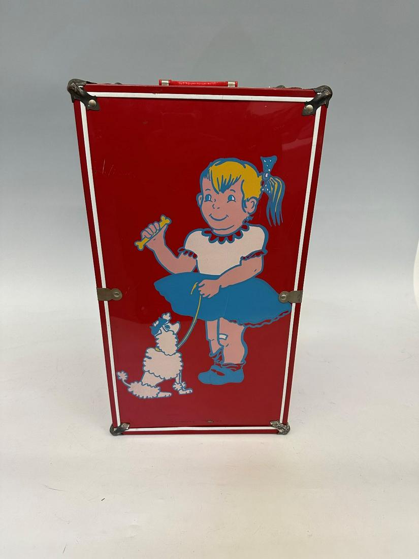 Vintage Doll Travel Trunk With Madame Alexander Doll and Accessories, Clothes: (1 of 9)